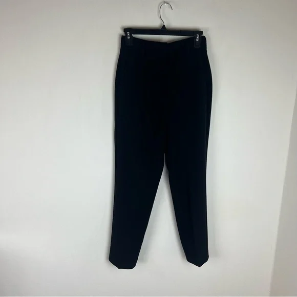 Aritzia Babaton Black Creased High Rise Trousers Pants Size 2 - Picture 2 of 9